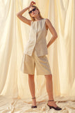 The White Sands Linen Top