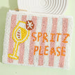 Spritz Please Stripped Seed Beaded Coin Purse