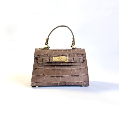 The Adelina Croc Bag