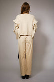 Fringe Detail Pullover Sweater
