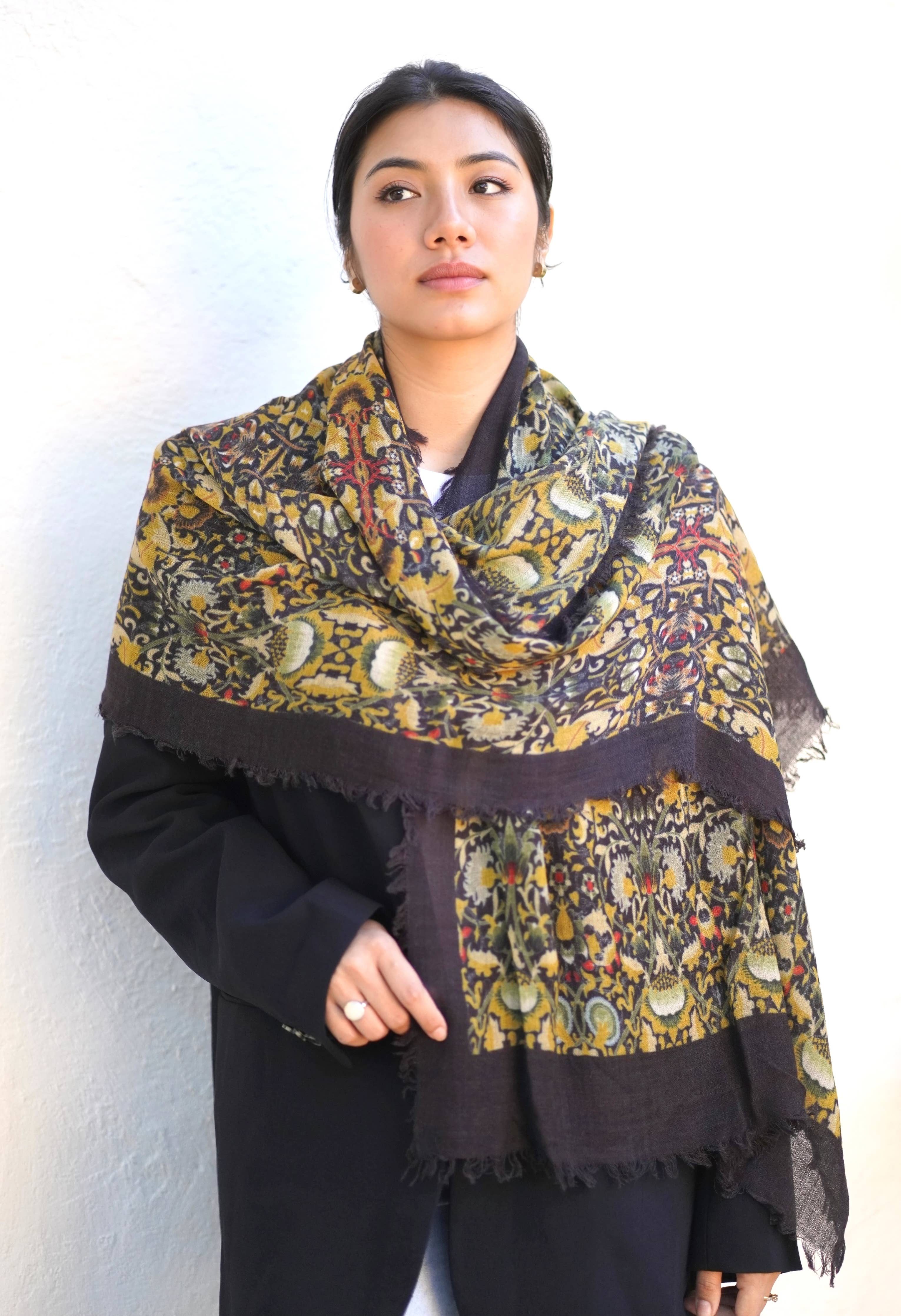 Antonia Wool Silk Scarf