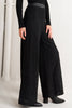Woven Lace Wide-Leg Pant