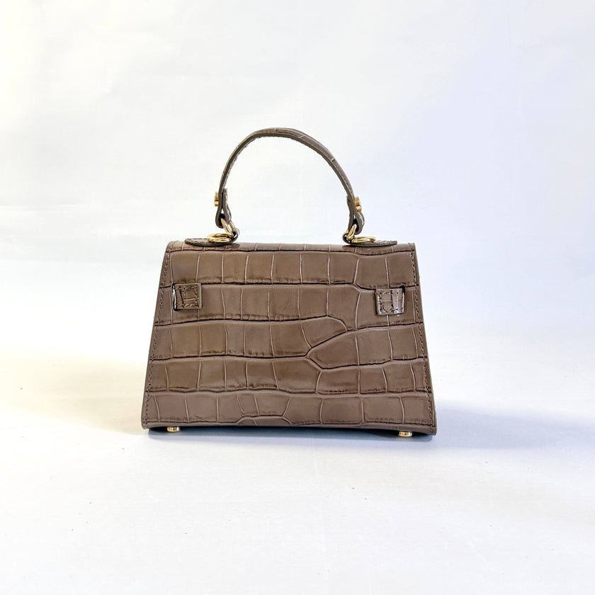 The Adelina Croc Bag