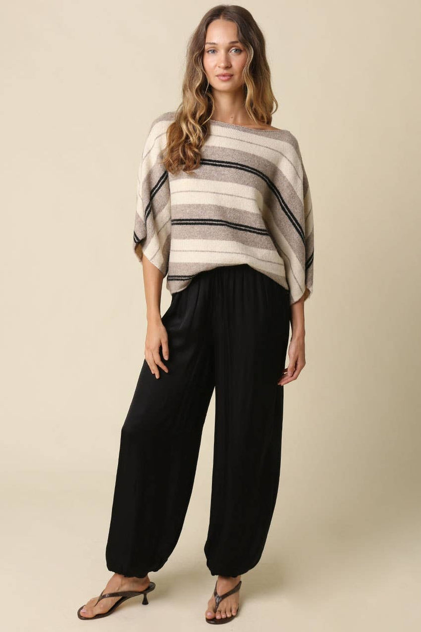 Jodi Elastic Hem Satin Pants