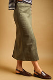The Oliva Suede Midi