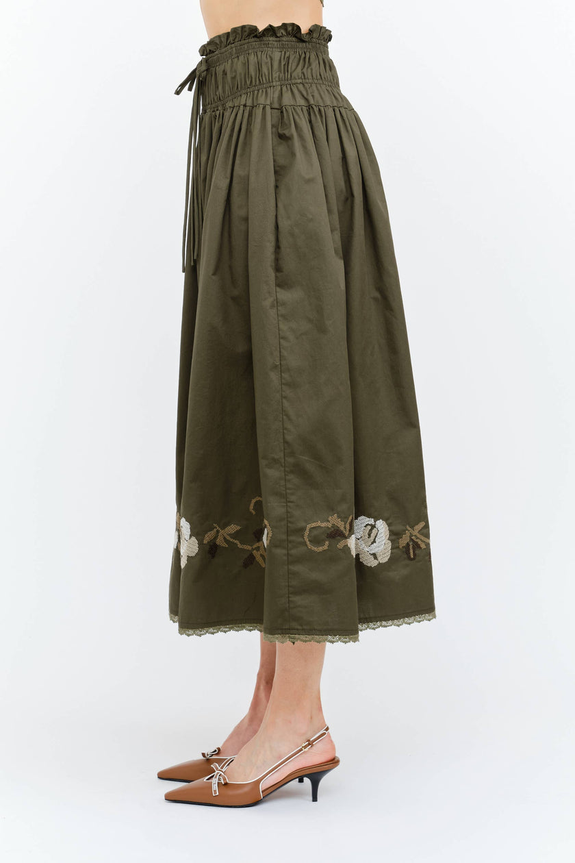 Sivan Olive Skirt