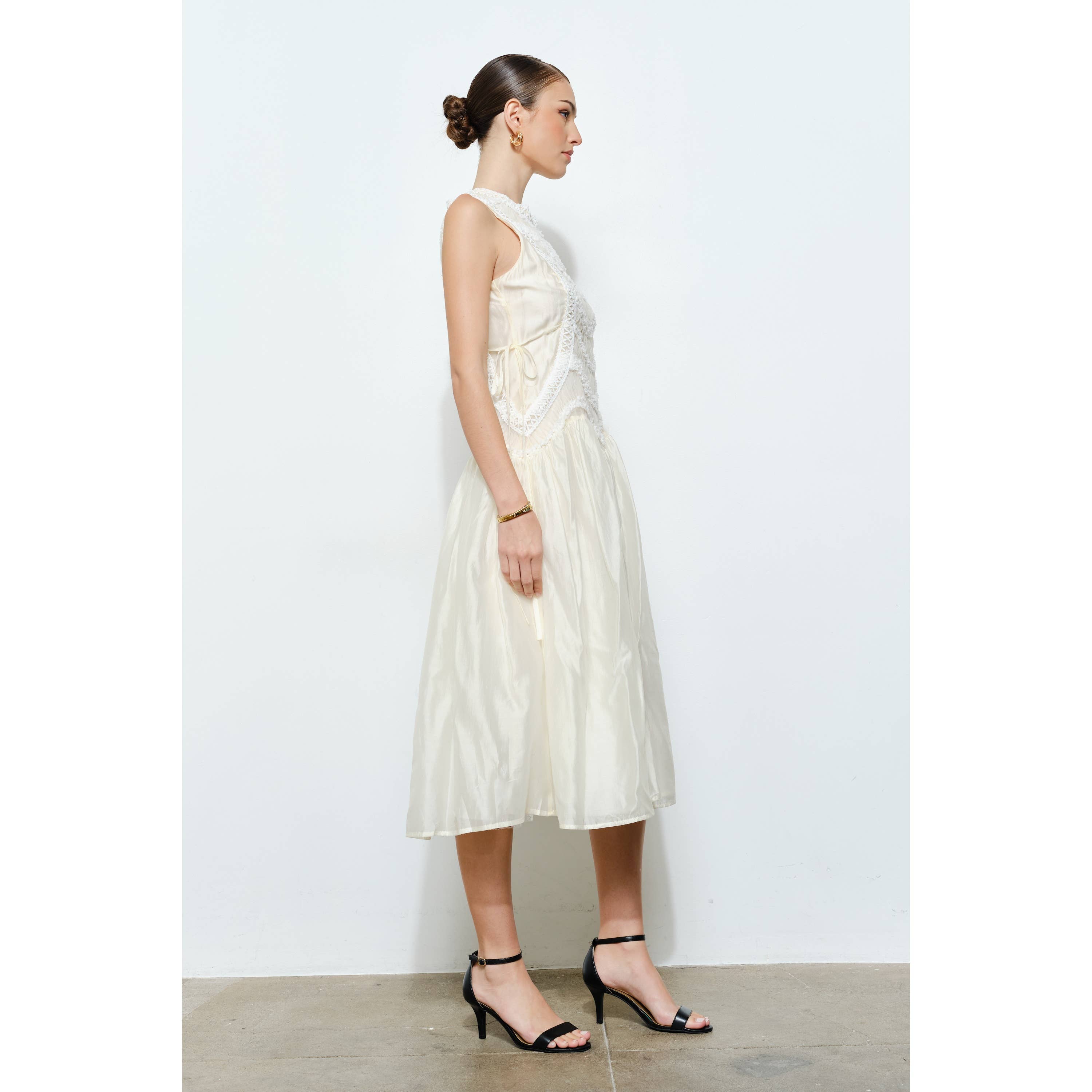 Avorio Midi Dress