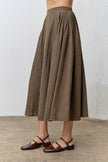 Gingham Maxi Skirt