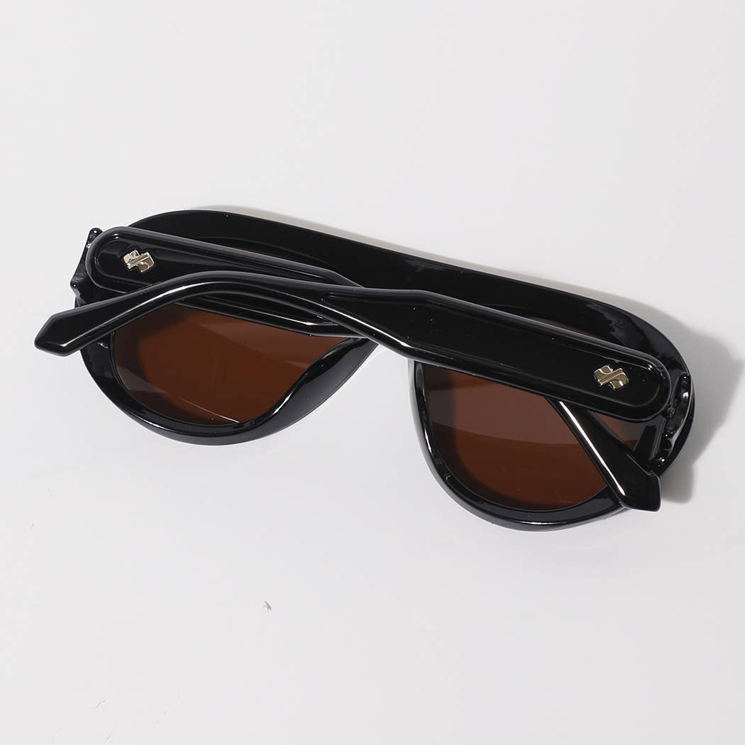 Women's Bold Aviator Style Sunglasses