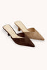 Classic Suede Mule | Camel