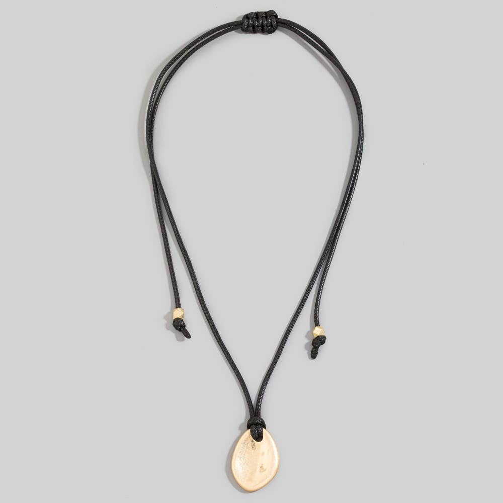 Disc Cord Necklace