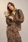 Sheer Leopard Blouse