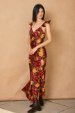 Florence Flutter Shoulder Maxi Dress
