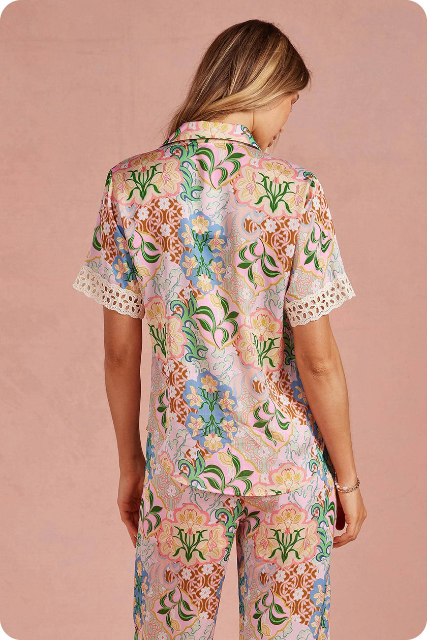 Garden Party Satin Set