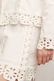 Patch Crochet Trim Shorts