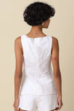 Alya Linen Sleeveless Top