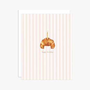 Happy Birthday Croissant Card