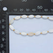 White Jade Beaded Chain Necklace