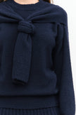 Beau Navy Sweater