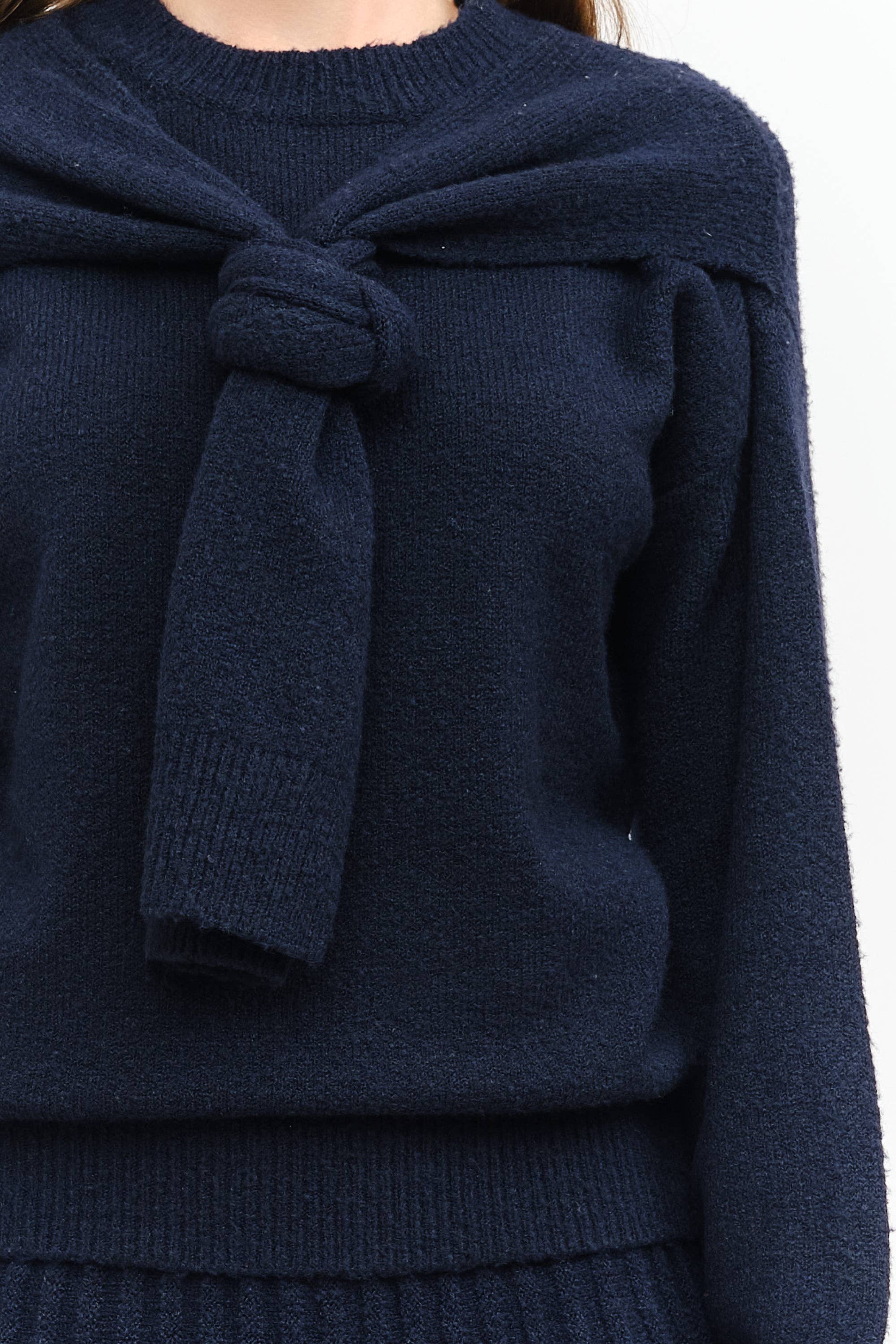 Beau Navy Sweater
