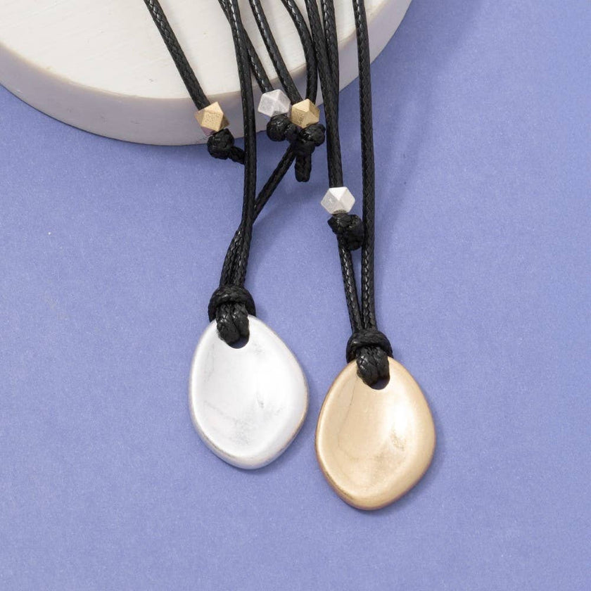 Disc Cord Necklace