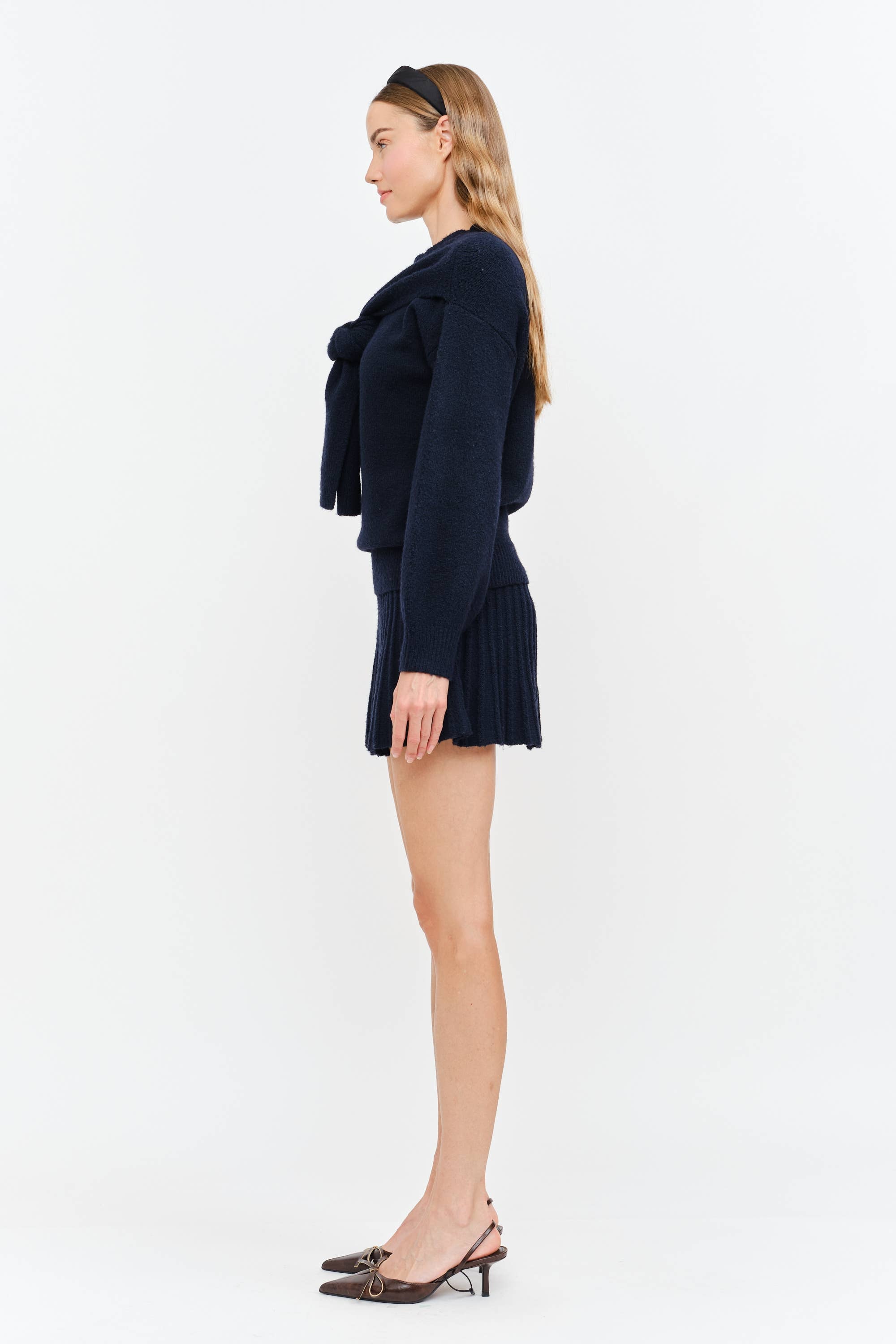 Beau Navy Sweater