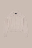 Cashmere Blend Ribbed Jacket