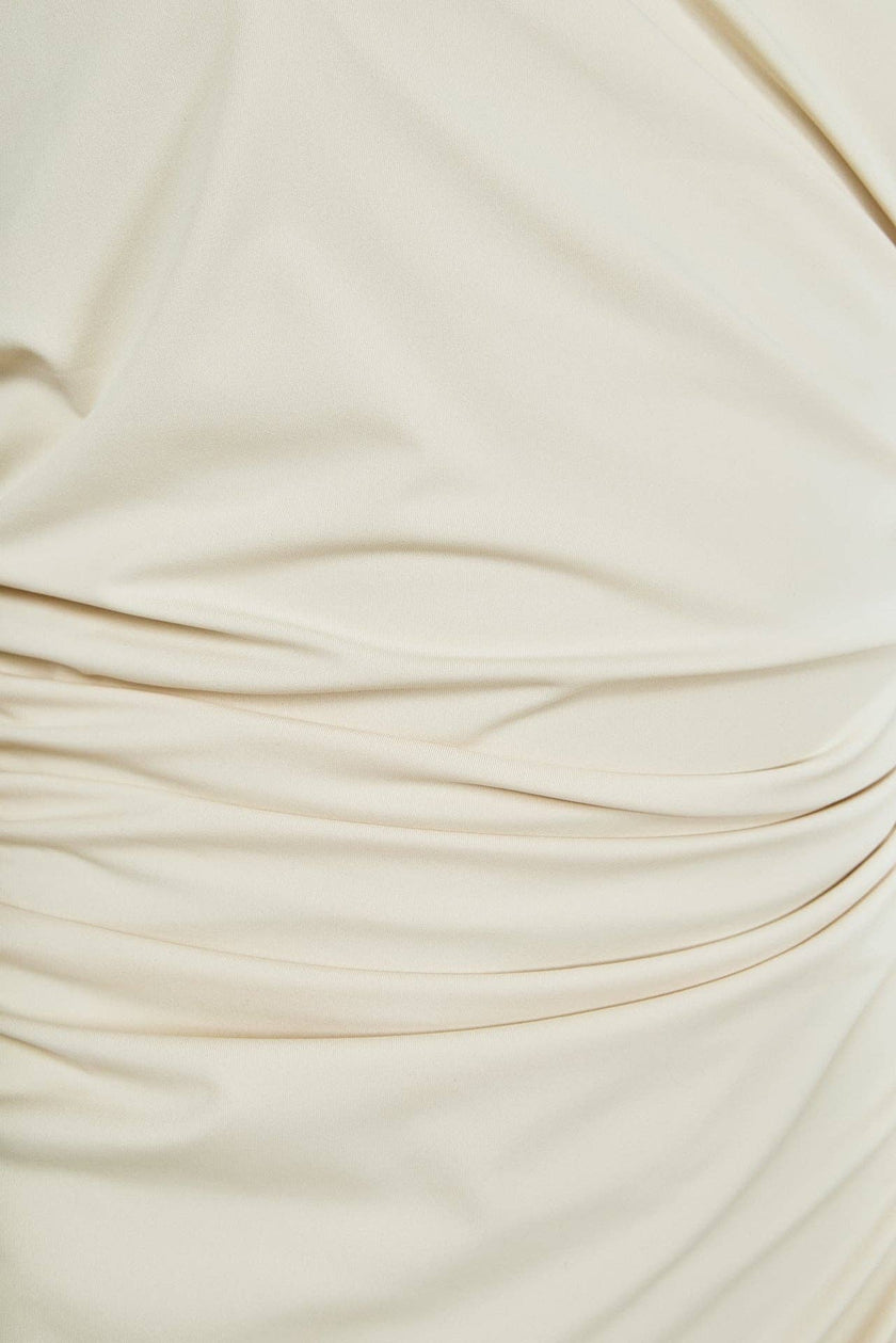 Panna Fresca Off Shoulder Dress