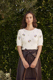 Cioccolato Faux Leather Skirt