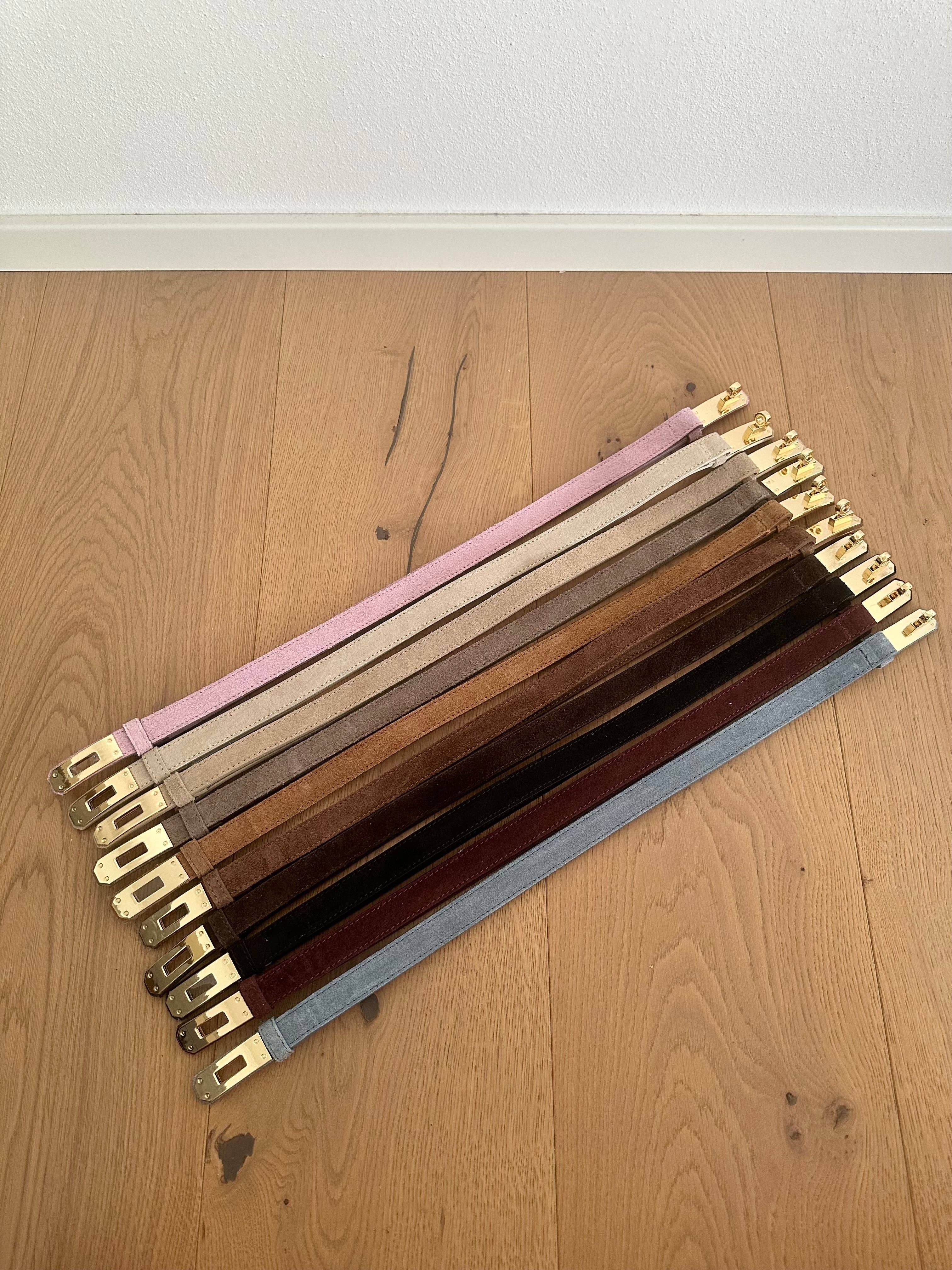 Genuine Suede Leather Belts