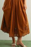 Terracotta Bloom Skirt