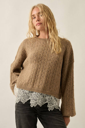 The Allegra Cable Knit Sweater
