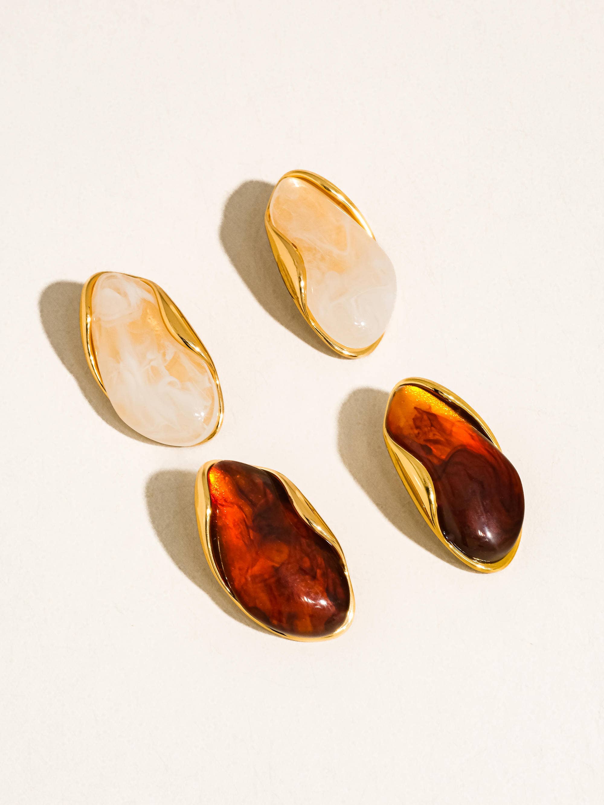 Maélie Gold Plated Earrings