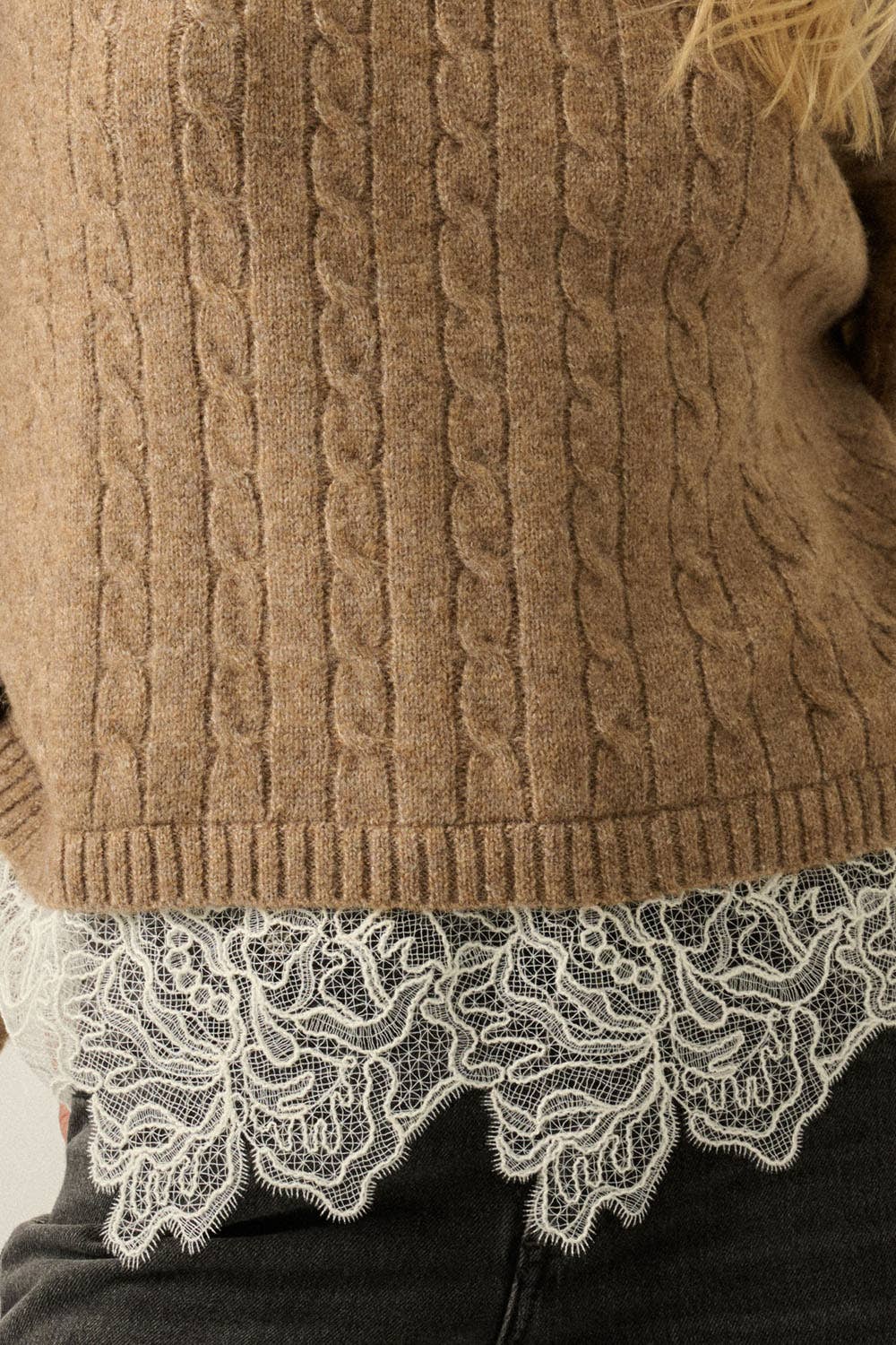 The Allegra Cable Knit Sweater