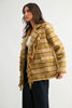 Plaid Fringe Jacket