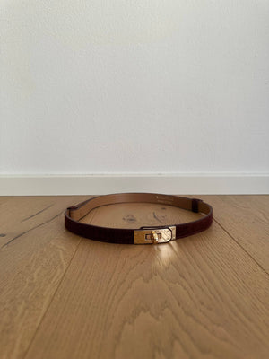 Genuine Suede Leather Belts