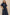 Denim Capelet Midi Dress