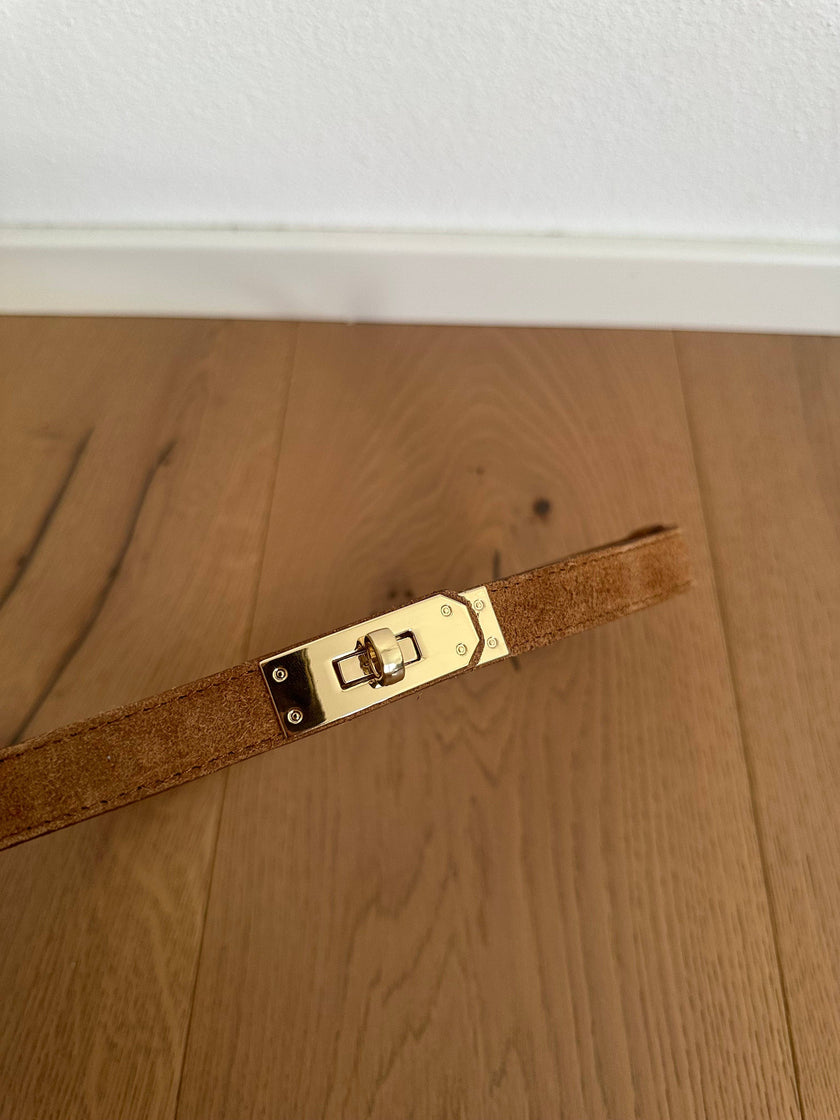 Genuine Suede Leather Belts