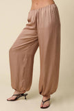 Jodi Elastic Hem Satin Pants