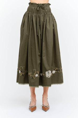 Sivan Olive Skirt