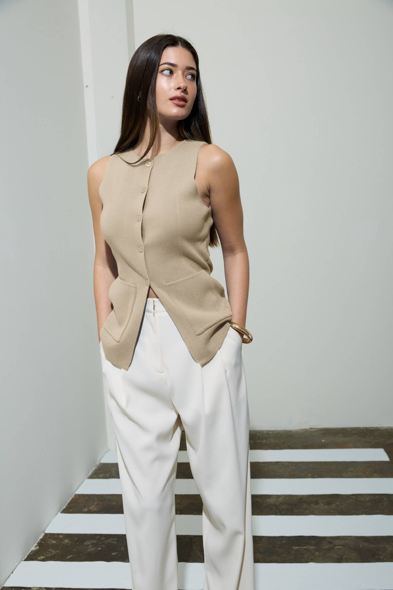 Vanilla Latte Sweater Vest