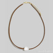 Pearl and Thread Necklace