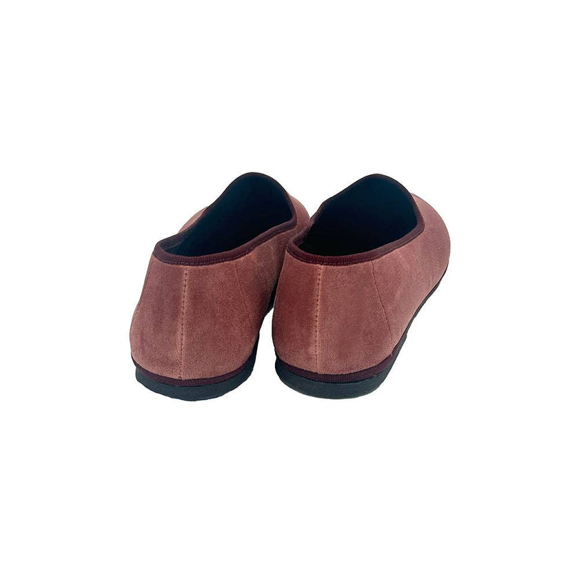 Venetian Slippers- Mauve and Burgundy