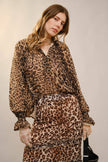 Sheer Leopard Blouse