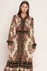 Printed Woven Maxi Dress