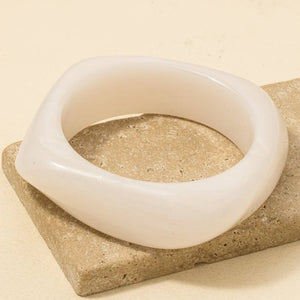 Abstract Acrylic Square Bangle