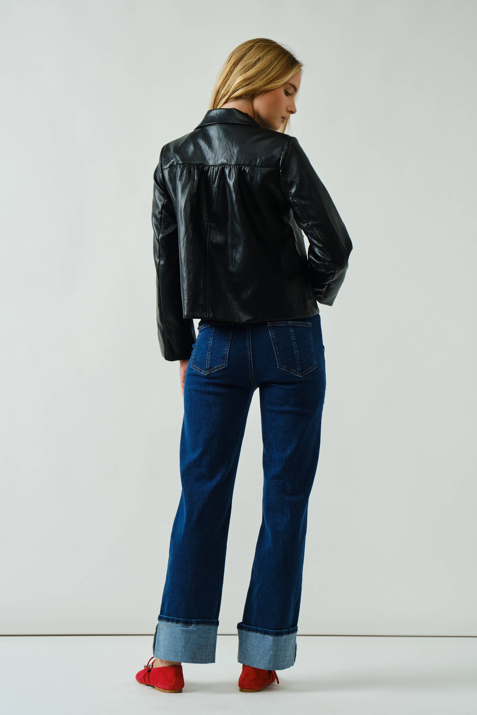 Signature Cuff Straight Denim