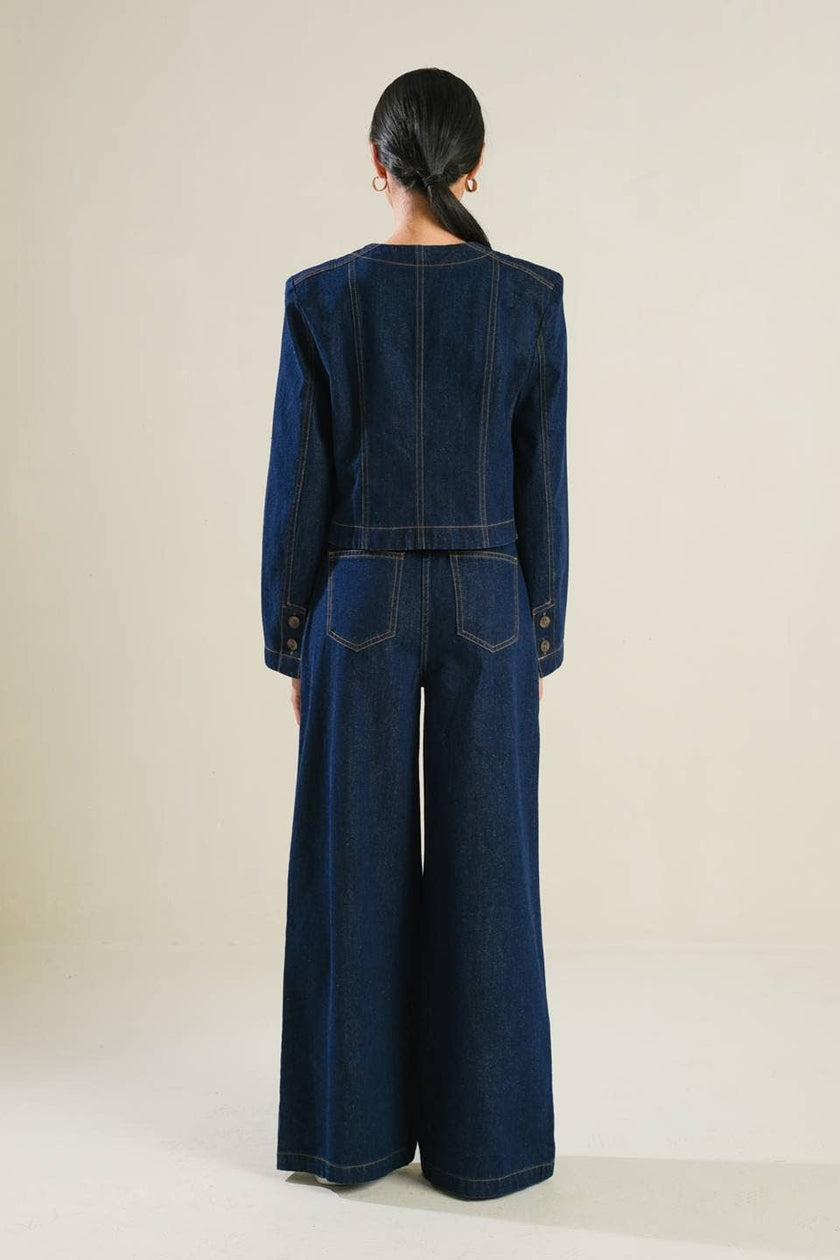 Cropped Denim Jacket