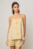 Ocean Heirloom A Line Cami Top