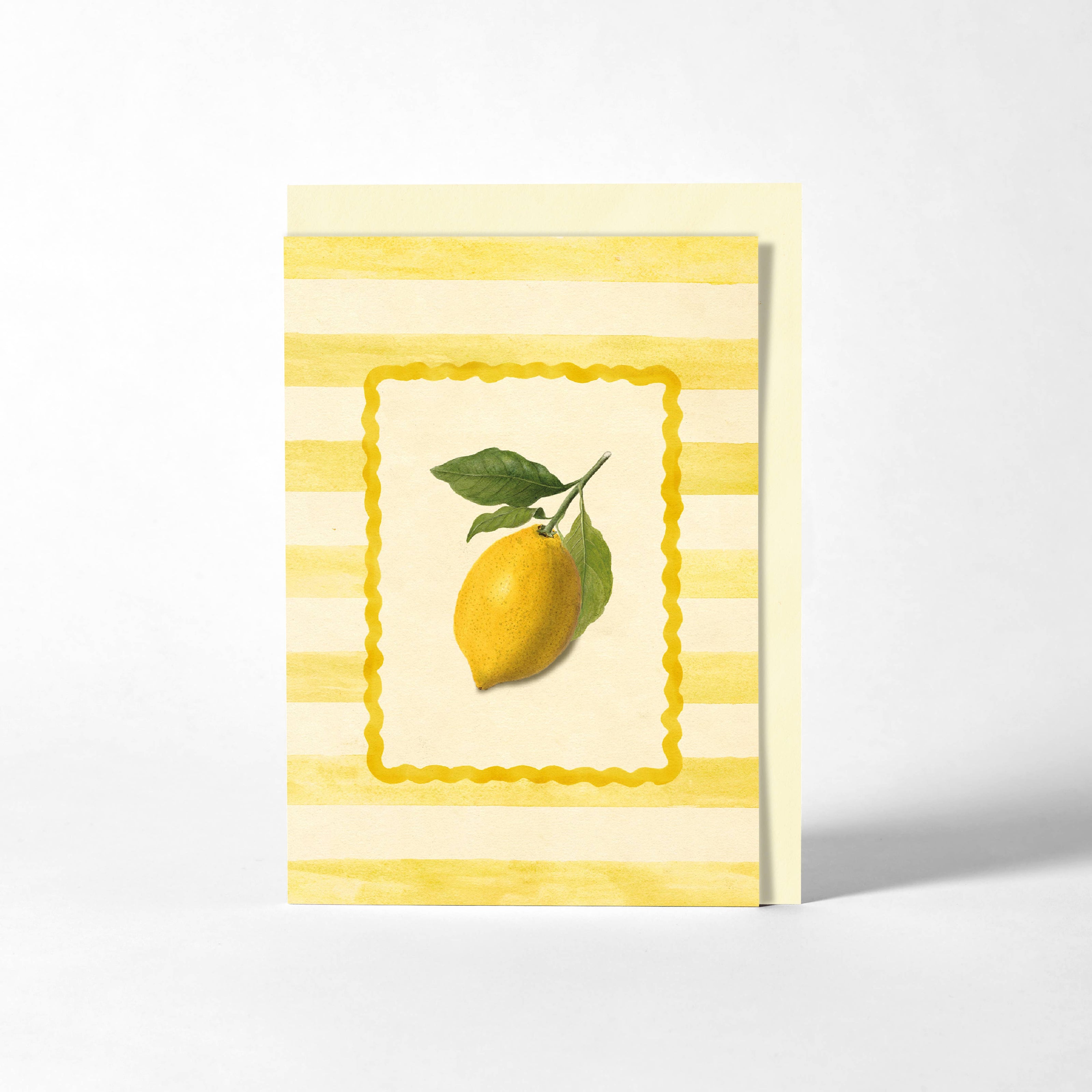 Lemon Greeting Card